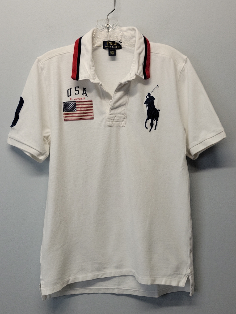Polo Ralph Lauren BIG PONY USA shirt XL 18-20 boys
